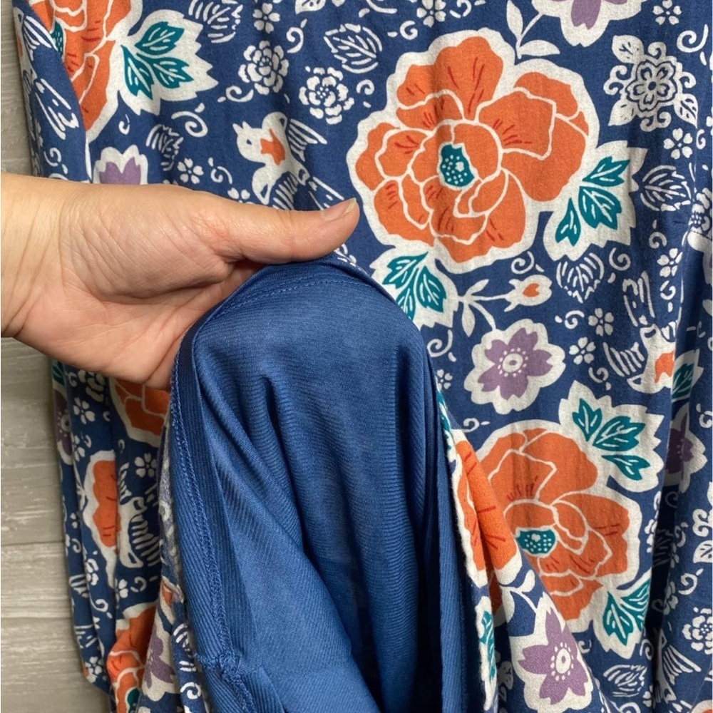 Old Navy Floral Print Dress Size Medium Petite - Picture 3 of 6